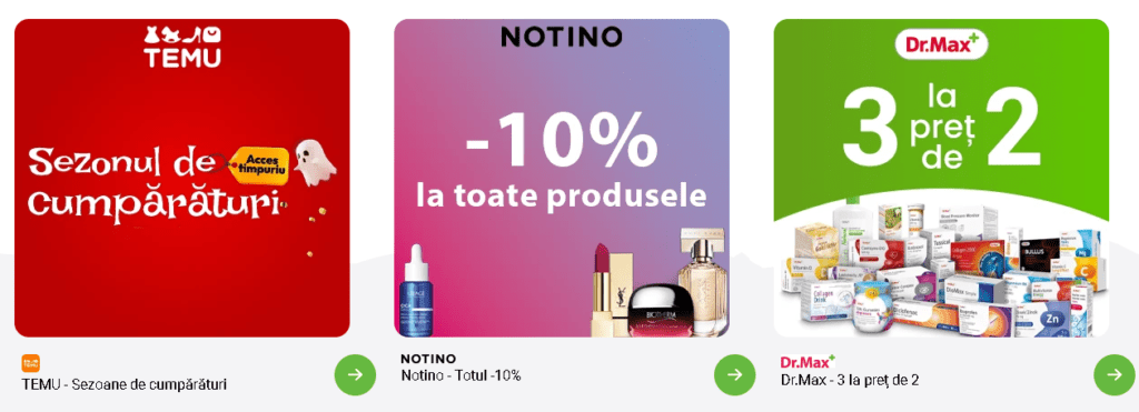 reduceri platforma de cashback